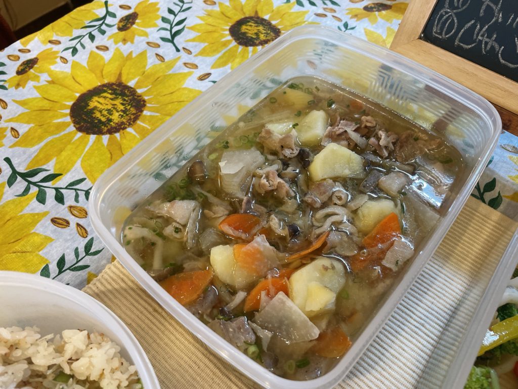 料理教室マンツーマンガッツリ豚汁