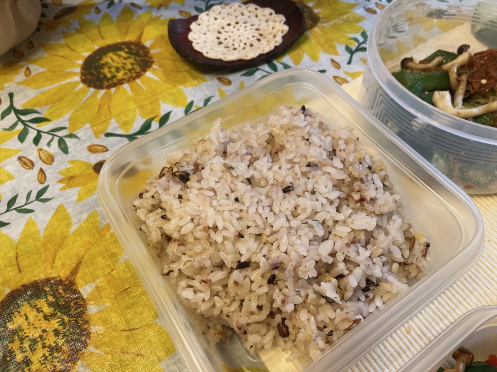 料理教室マンツーマン雑穀米ご飯