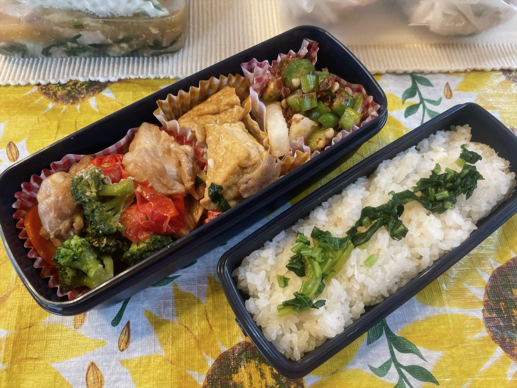 料理教室マンツーマンチキンシート包み蒸し弁当