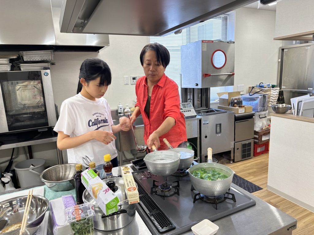料理教室マンツーマン親子料理教室4
