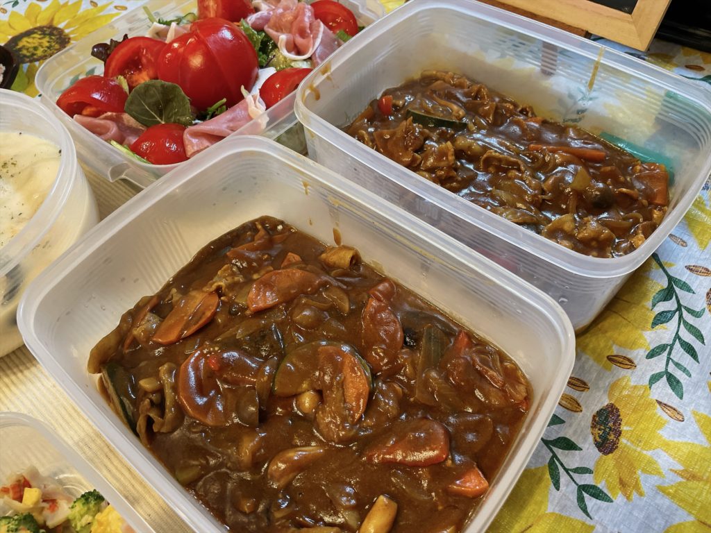 料理教室マンツーマン夏野菜カレー