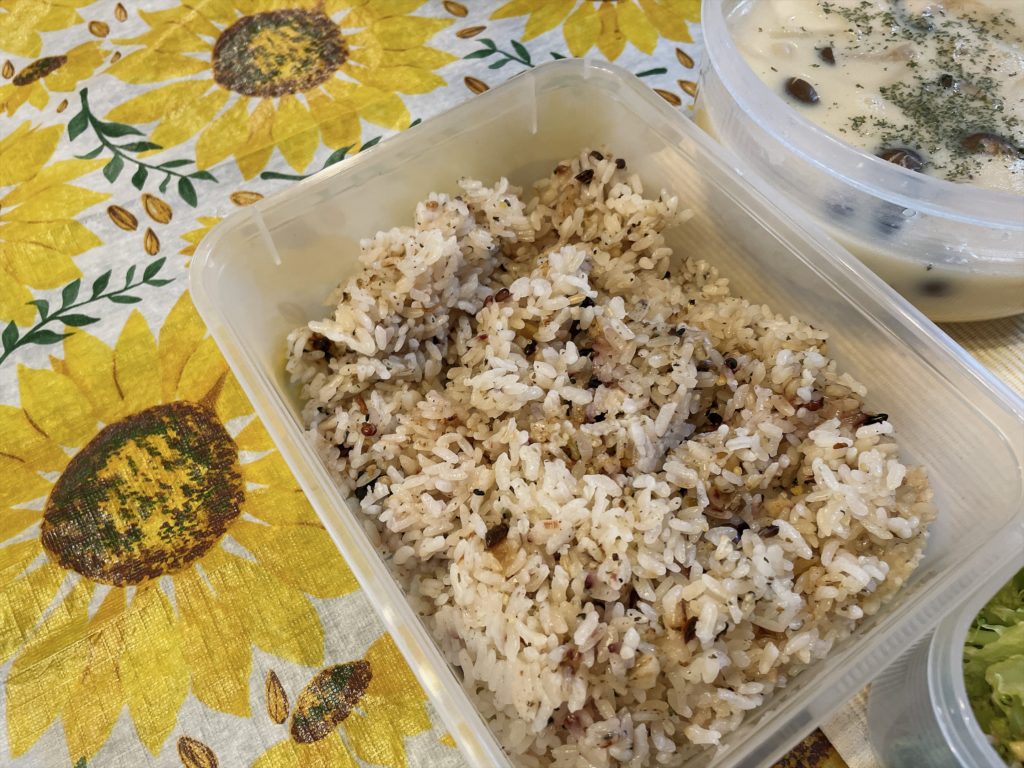 料理教室マンツーマン雑穀米ご飯