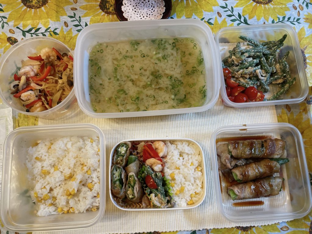 料理教室マンツーマンオクラ豚巻きセット