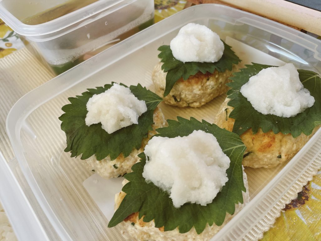 料理教室マンツーマン豆腐ハンバーグ