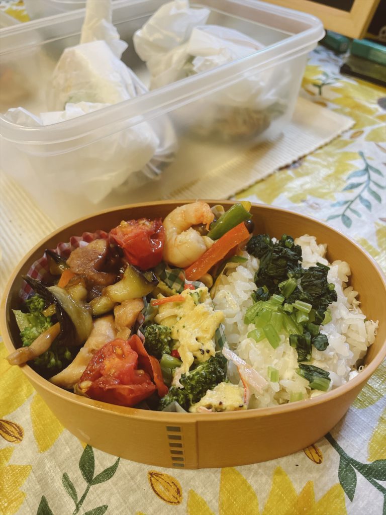 料理教室マンツーマンチキンシート包み蒸し弁当