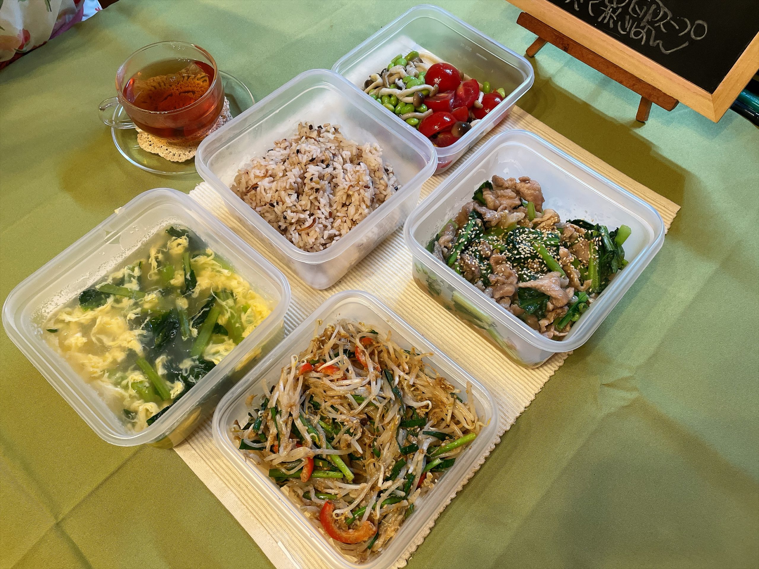 料理教室マンツーマン豚小松菜味噌炒めセット
