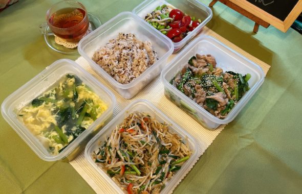 料理教室マンツーマン豚小松菜味噌炒めセット