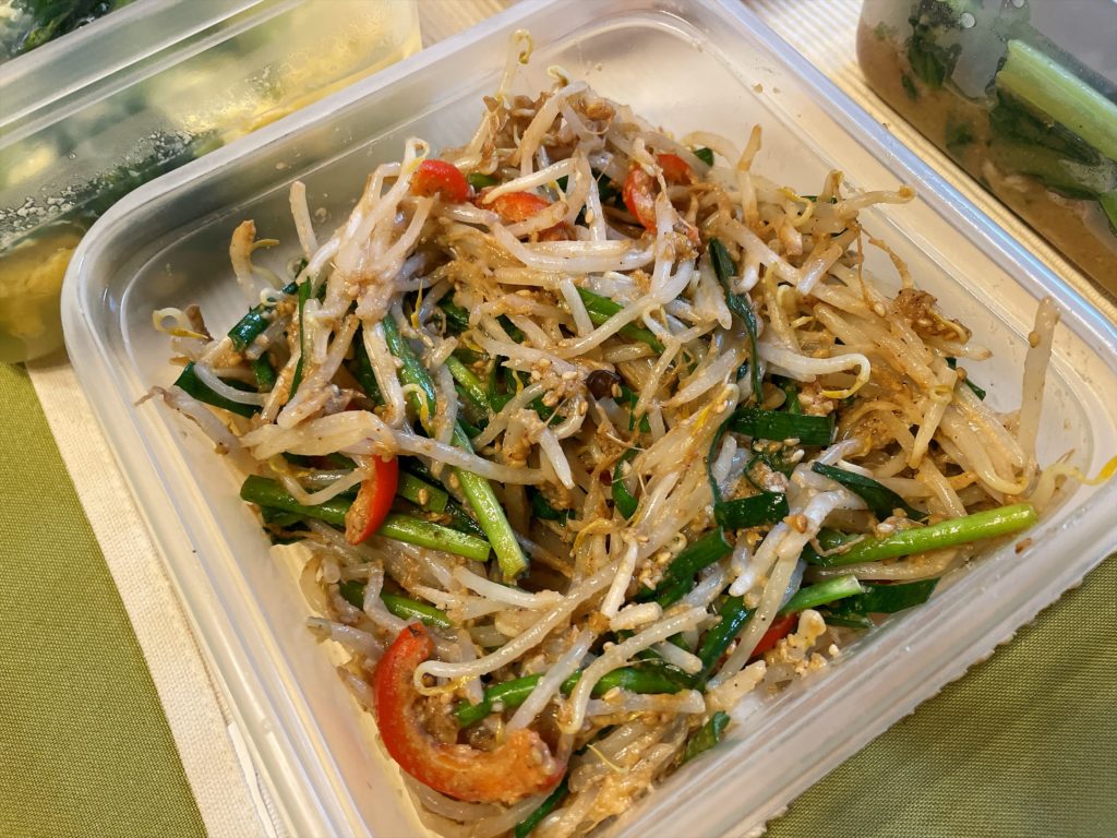 料理教室マンツーマンもやしナムル風