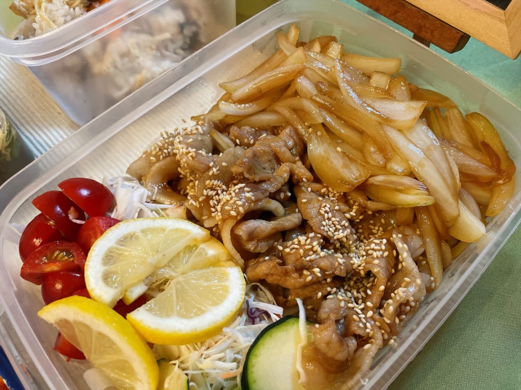 料理教室マンツーマン豚生姜焼き