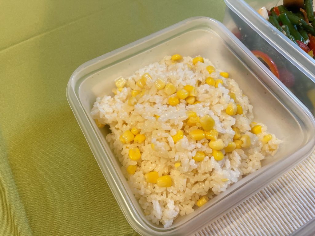 料理教室マンツーマンコーンバターライス