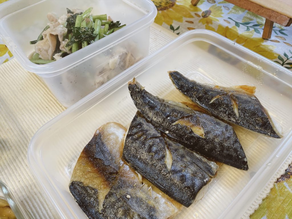 料理教室マンツーマン鯖塩焼き