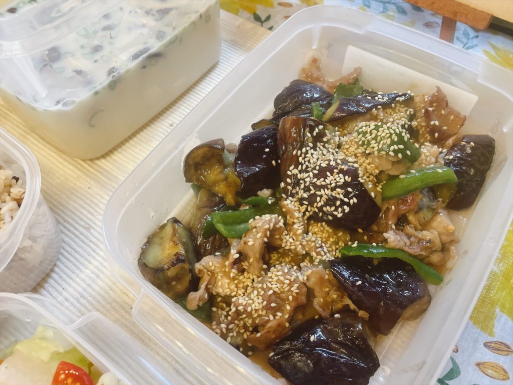 料理教室マンツーマン茄子味噌