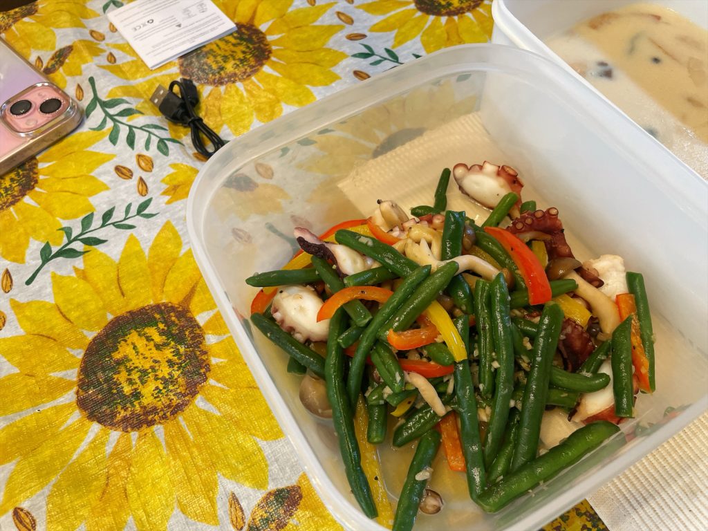 料理教室マンツーマンインゲンソテー