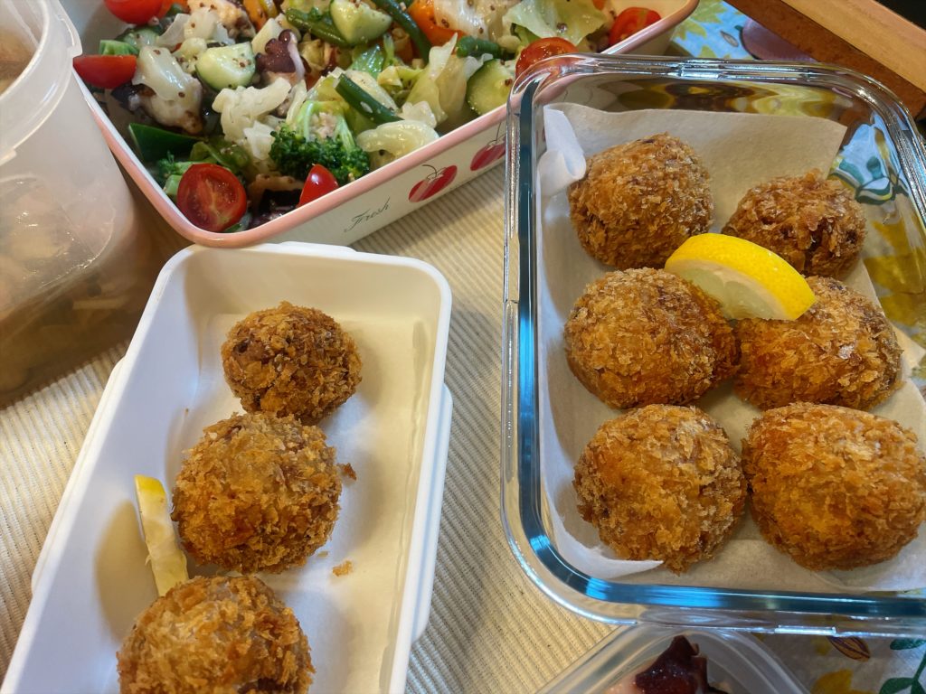 料理教室マンツーマンミートコロッケ