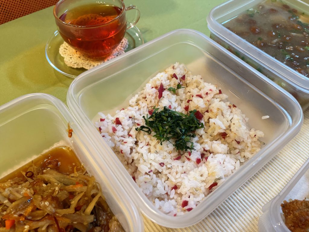 料理教室マンツーマン梅しそごはん