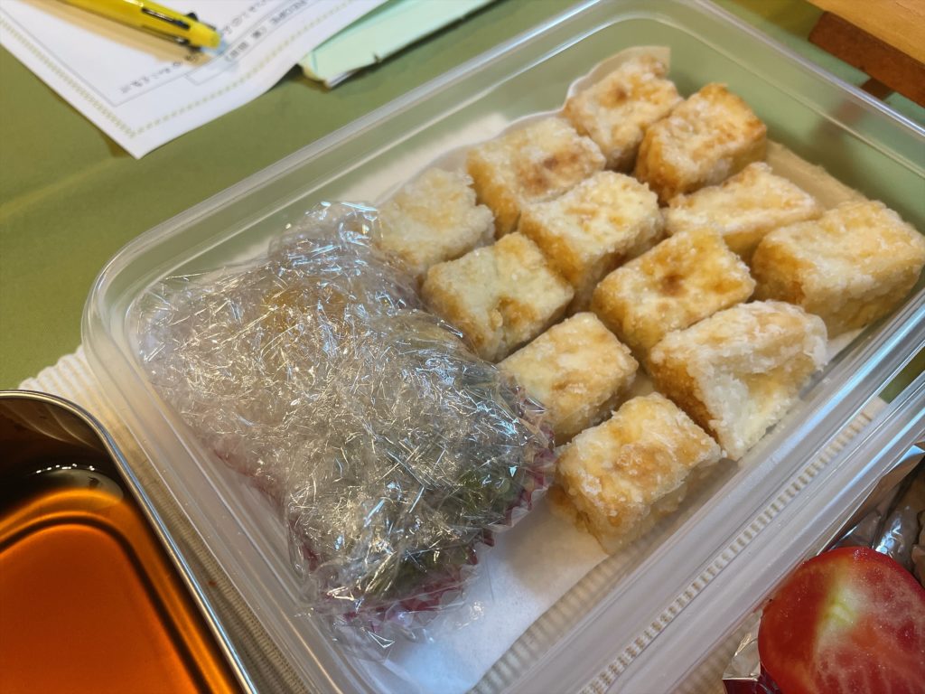 料理教室マンツーマン揚げ出し豆腐
