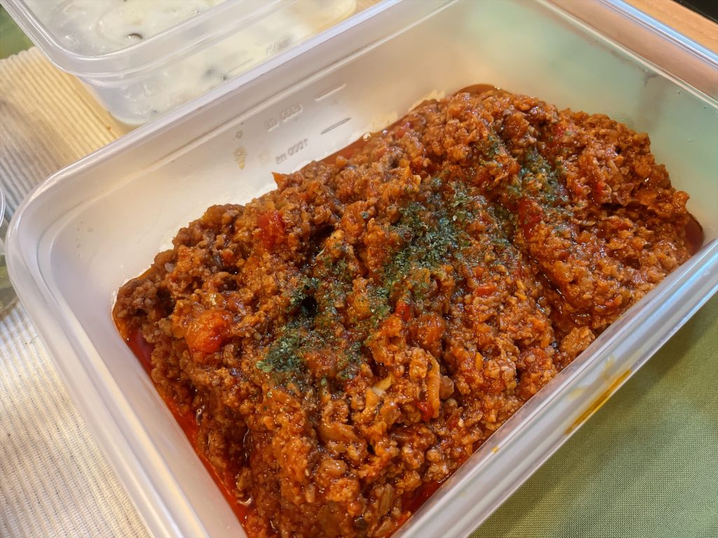 料理教室マンツーマンボロネーゼソース