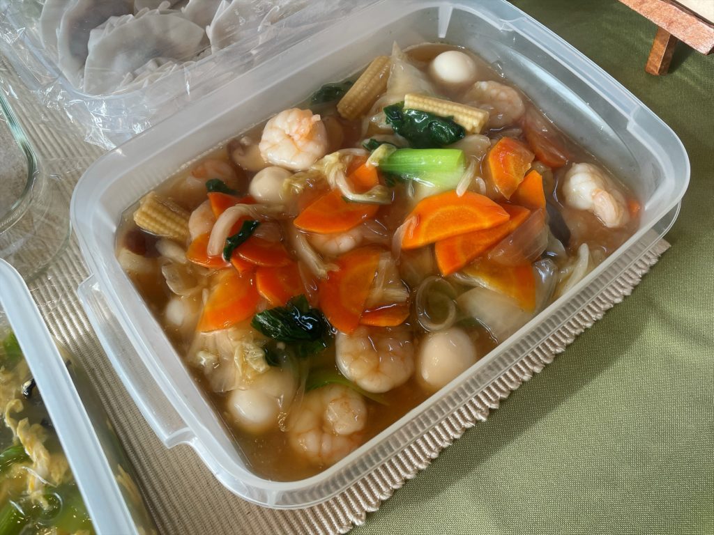 料理教室マンツーマン八宝菜