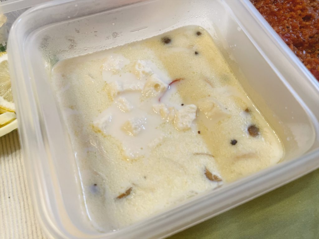料理教室マンツーマンベーコン豆乳スープ
