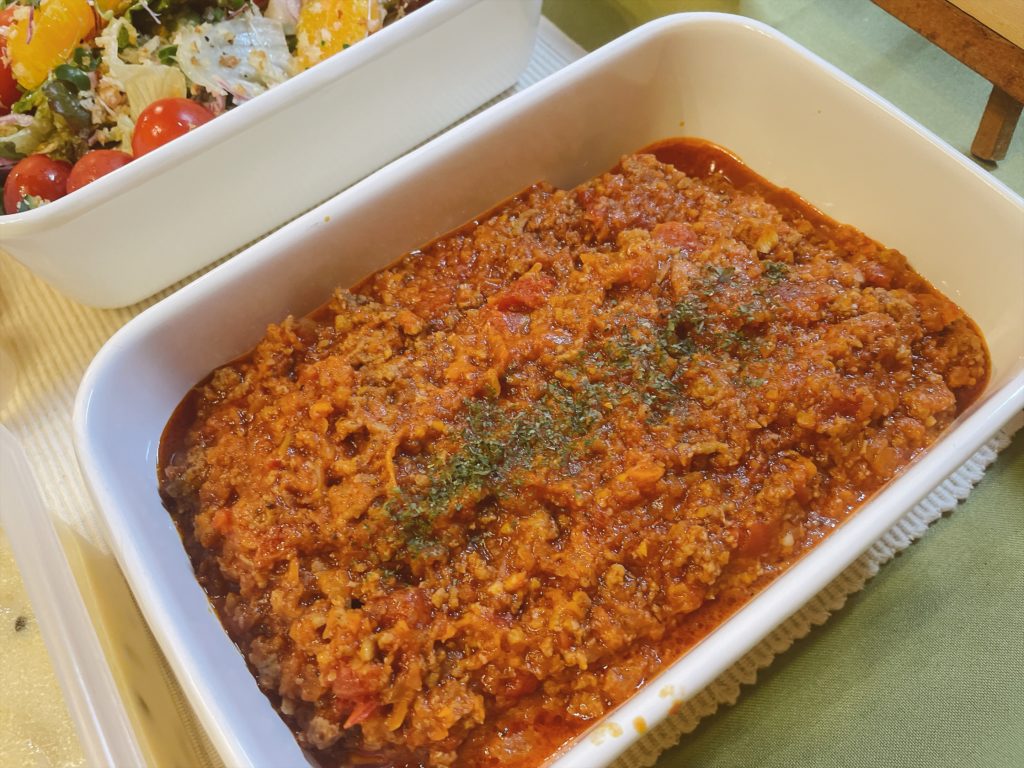 料理教室マンツーマンボロネーゼソース
