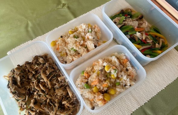 料理教室マンツーマン銀杏炊き込みご飯セット