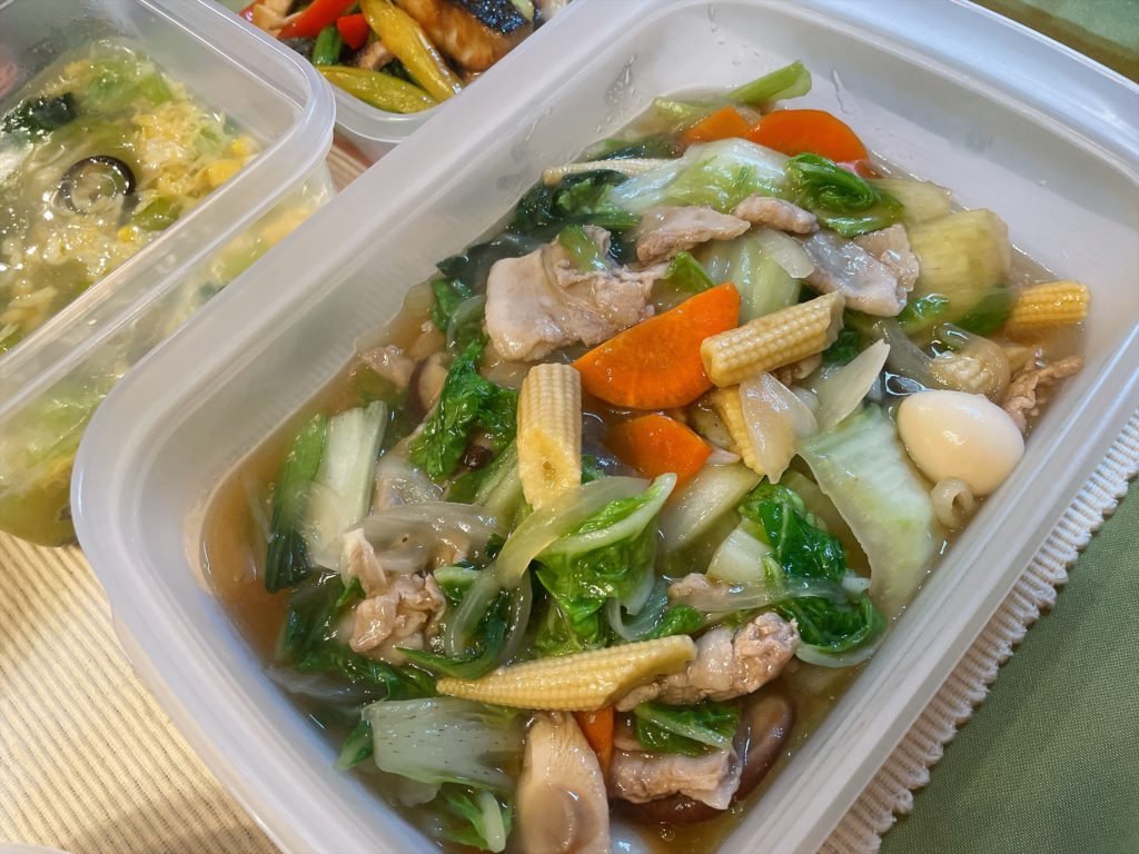 料理教室マンツーマン八宝菜